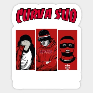 milan curva south Sticker